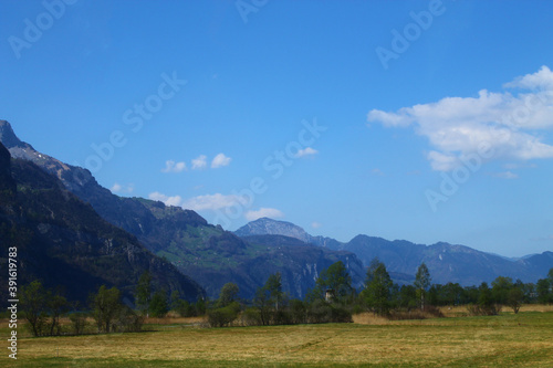 Scenic view of the Swiss mountains © Chelsey