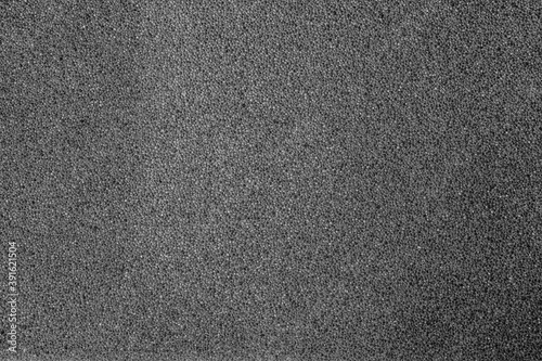 The texture of gray foam