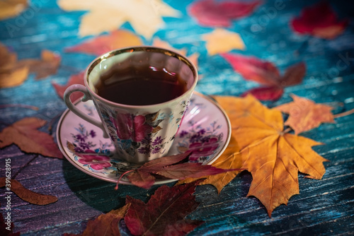 Still life- art style. Creative decoration. Blurry focus