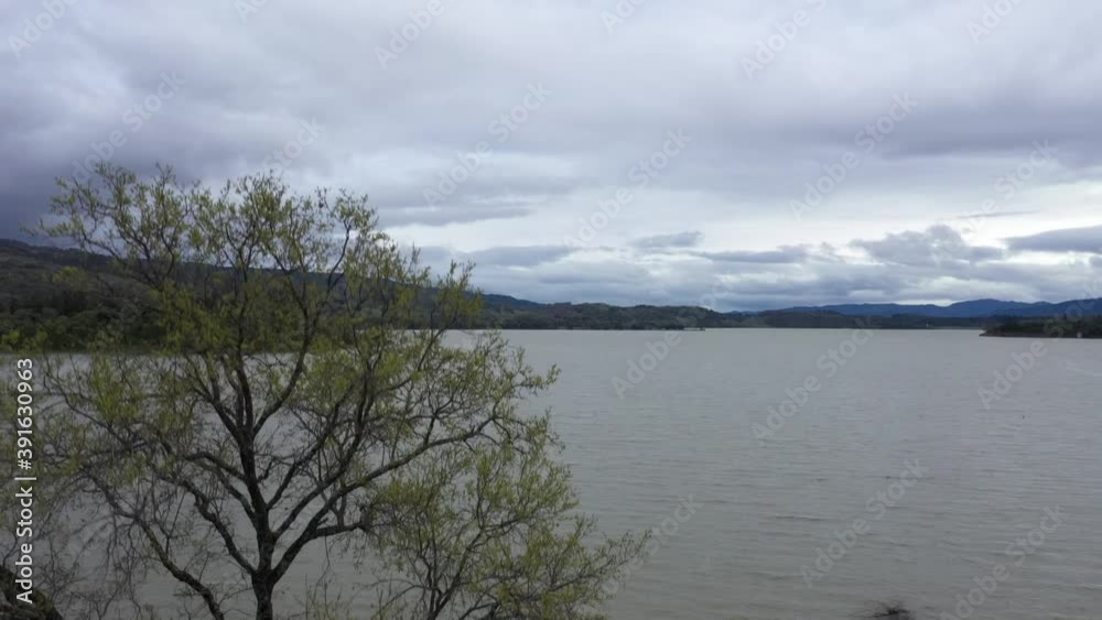 Drone Scenic View of Lake in Northern California Drone Scenic View of Lake in Northern California
