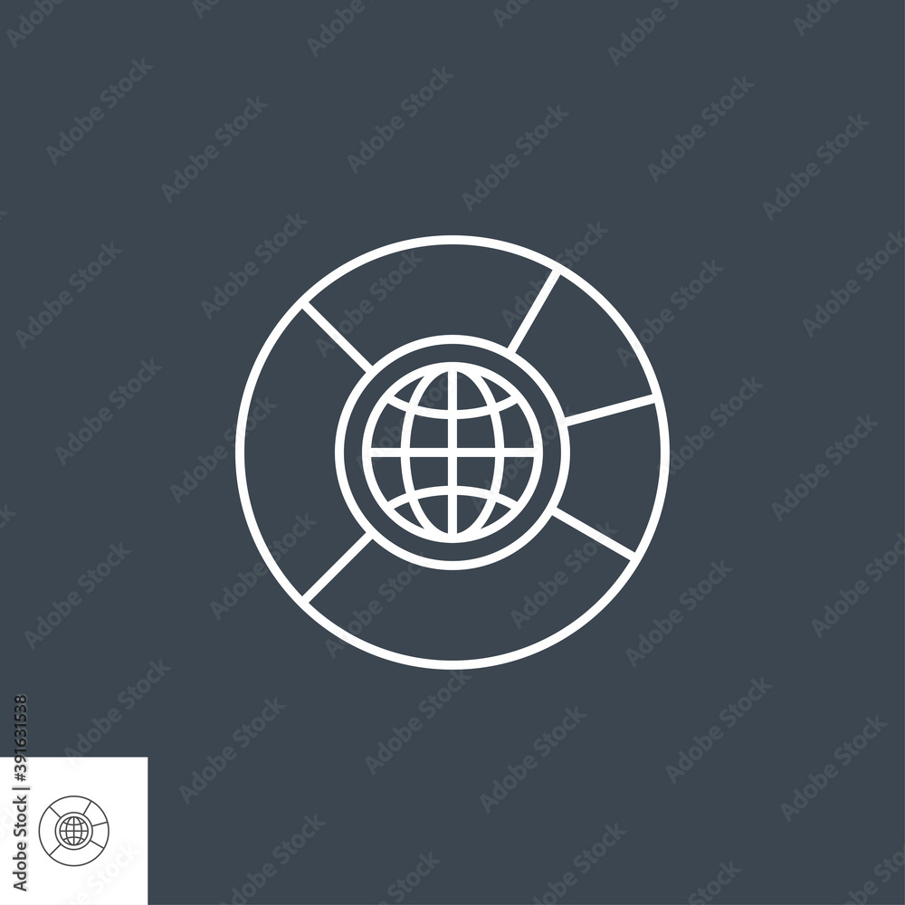 SEO Data Related Vector Thin Line Icon. Isolated on Black Background. Editable Stroke. Vector Illustration. SEO Data Related Vector Thin Line Icon. Isolated on Black Background. Editable Stroke. Vector Illustration.