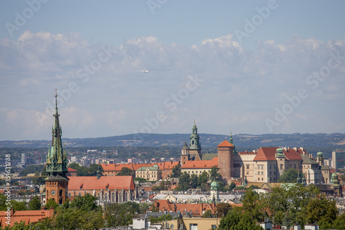 Widok na Wawel z Kopca Kraka