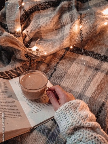 coffee and book