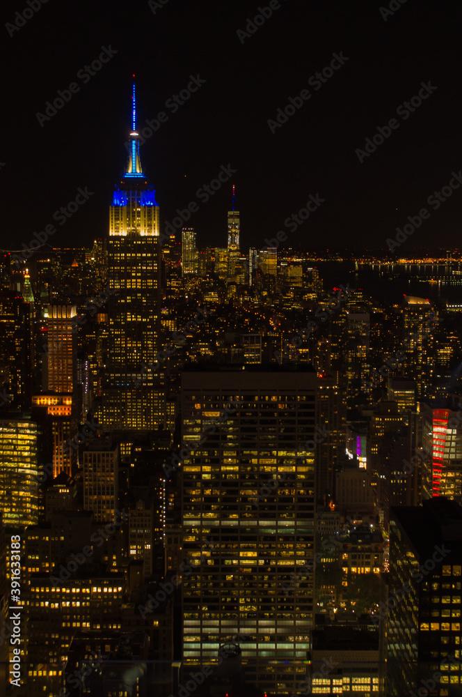 Fototapeta premium Panoramic view of Manhattan
