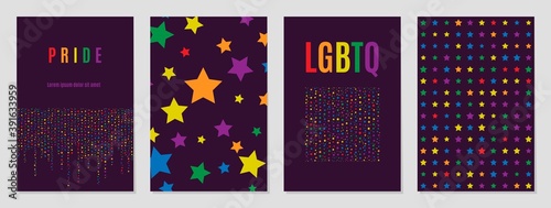 Sign pride lgbt symbol rainbow. concept community vector purple