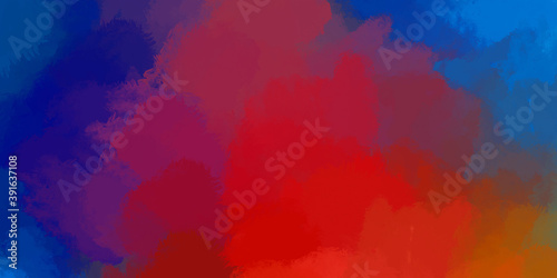 Brushed Painted Abstract Background. Wild chaotic brushstrokes. Strokes of paint. 2D Illustration. Brush stroked painting.