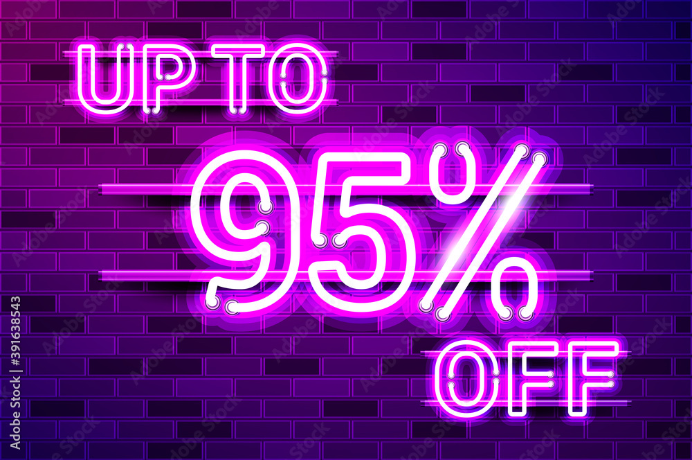 UP TO 95 percent OFF glowing purple neon lamp sign