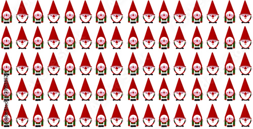 Pattern New Year, Santa Claus and Snow Maiden. Christmas, holidays