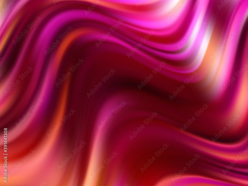 Obraz premium Colorful flow wave background. Wave liquid shape color background Vector