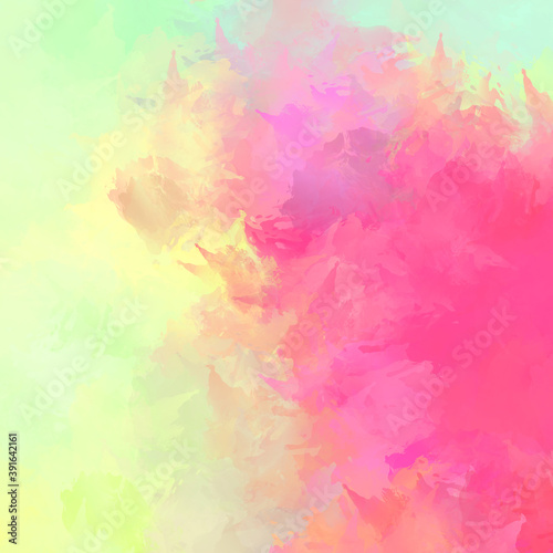 Strokes of paint. 2D Illustration. Brushed Painted Abstract Background. Brush stroked painting. Modern art.