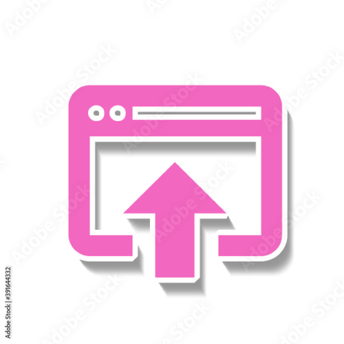 interface  icons pink