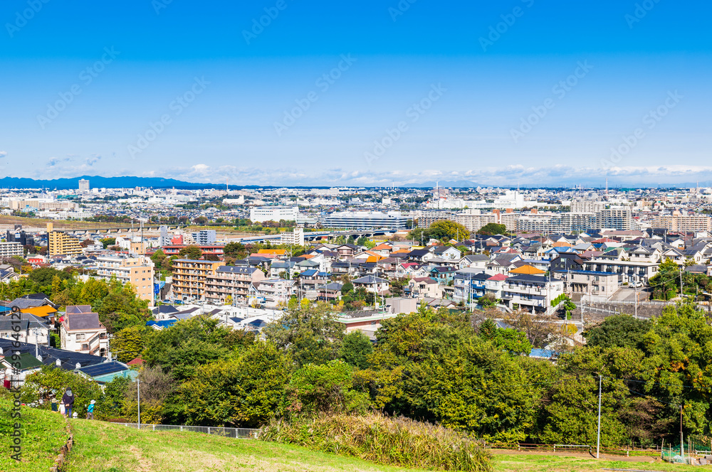 郊外の住宅地　東京