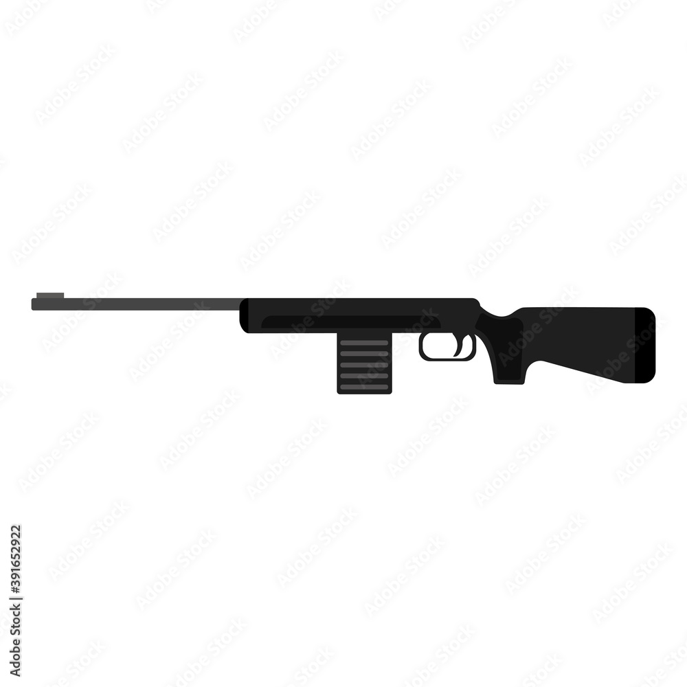 Isolated shotgun machine element war icon- Vector Isolated shotgun machine element war icon- Vector