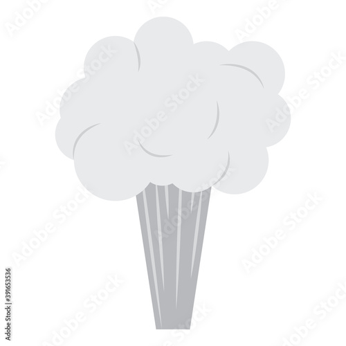 Isolated boom bomb gun war icon- Vector