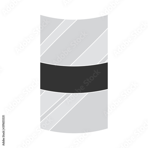 Isolated shield soldier gun war icon- Vector