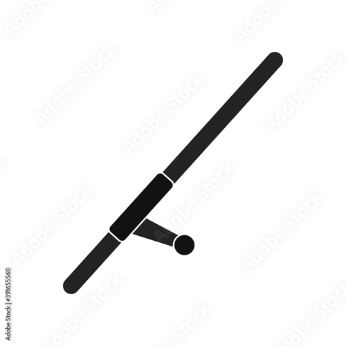 Isolated pale soldier gun war icon- Vector