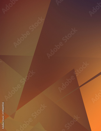 Design illustration with geometric shapes. Abstract background with triangular shapes. Colorful graphic wallpaper.