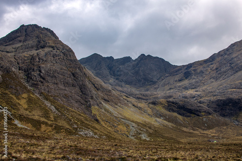 Landscape photographed in Scotland, in Europe. Picture made in 2019.