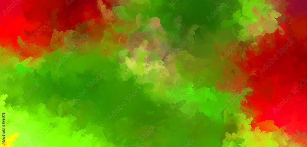 Creative abstract painting. Background with artistic brush strokes. Colorful and vibrant illustration. Painted art.