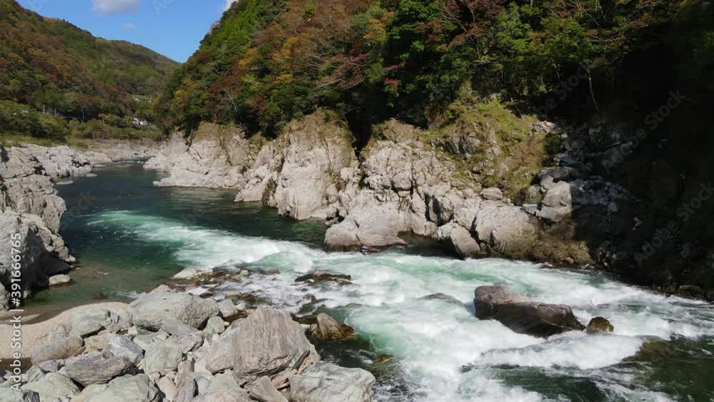 秋の大歩危小歩危峡 秋の大歩危小歩危峡