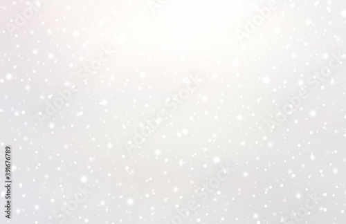 White snow classic decorative empty background. Light abstract subtle texture. Winter simple pattern.