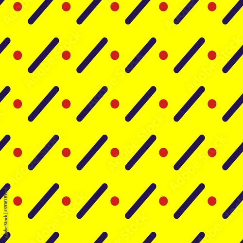Geometric strip and dots seamless pattern, vector illustration geometric pattern. suitable for background, clothing, fabric design, clothes design, bed sheet design, etc.