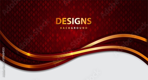Modern Luxury Gold Flow background board for text and message design