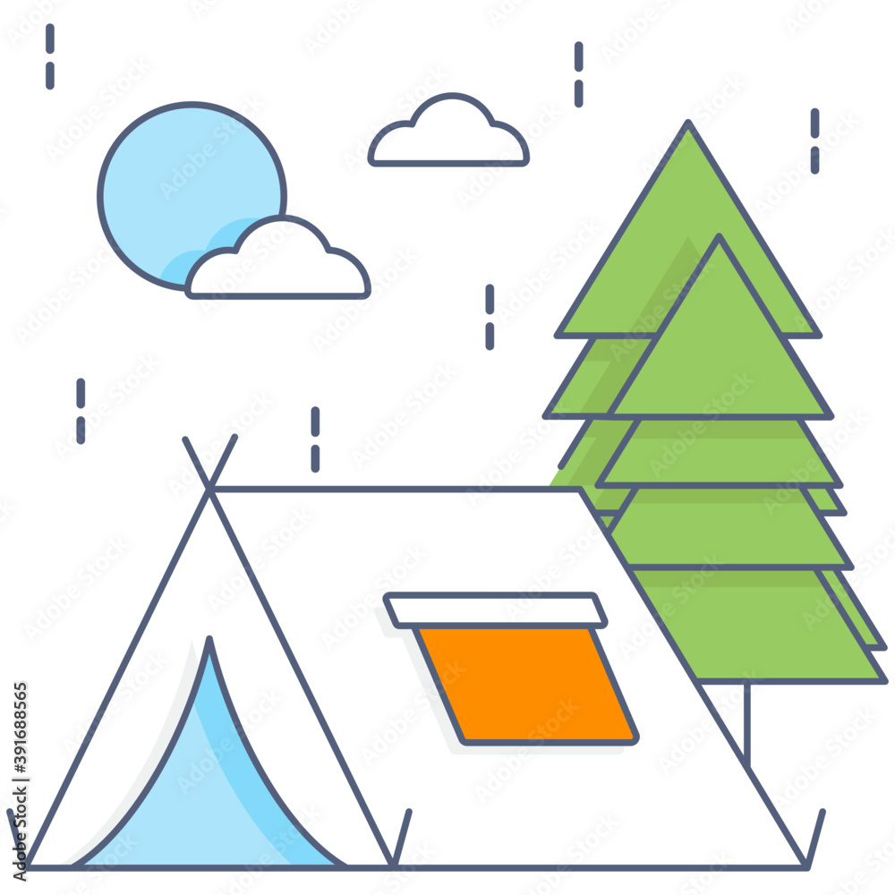 Obraz premium Camping 