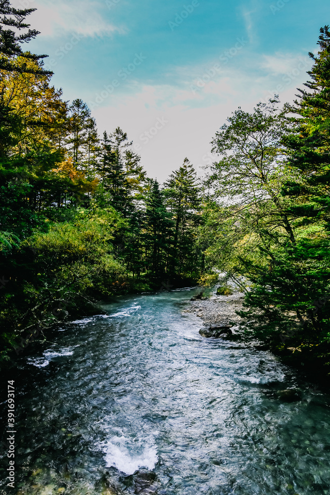 Natural scenic view of Kamikochi in Nagano prefecture, Japan. Natural scenic view of Kamikochi in Nagano prefecture, Japan.