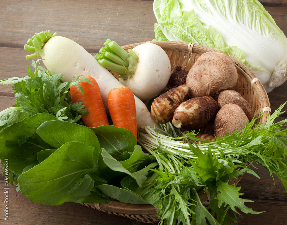 秋野菜集合 家庭菜園 Stock Photo Adobe Stock