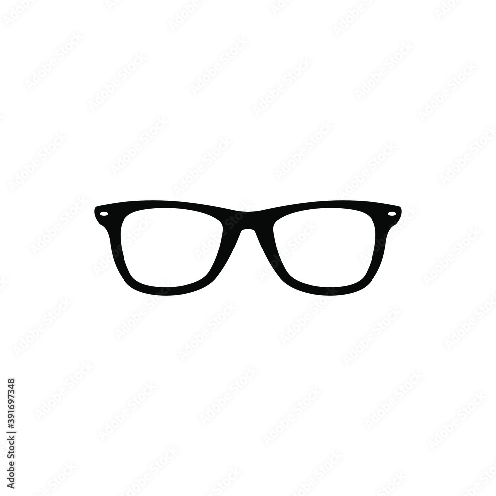 Fototapeta premium eyeglasses icon vector. eyeglasses icon isolated on white background. eyeglasses icon simple and modern for logo, app, web and design.