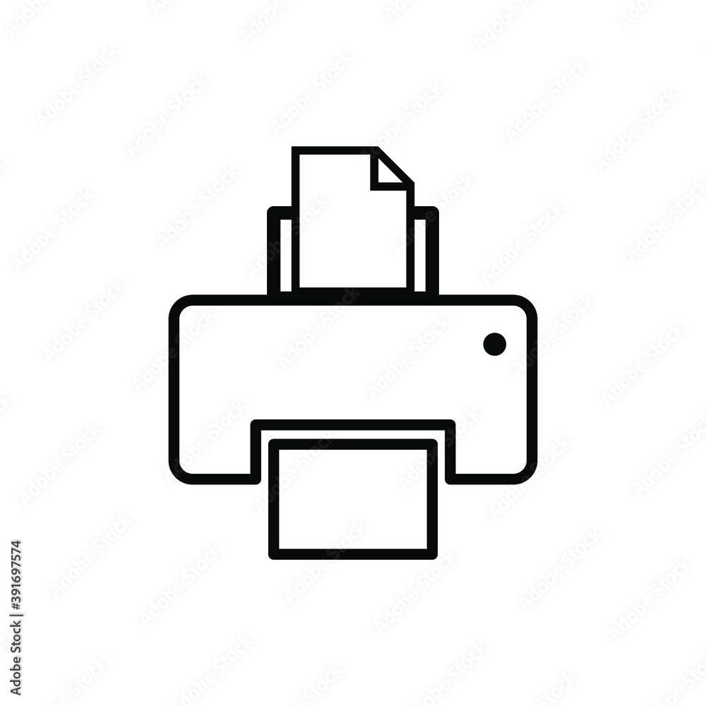printer icon vector. printer icon black on white background. printer icon simple and modern. printer icon vector. printer icon black on white background. printer icon simple and modern.