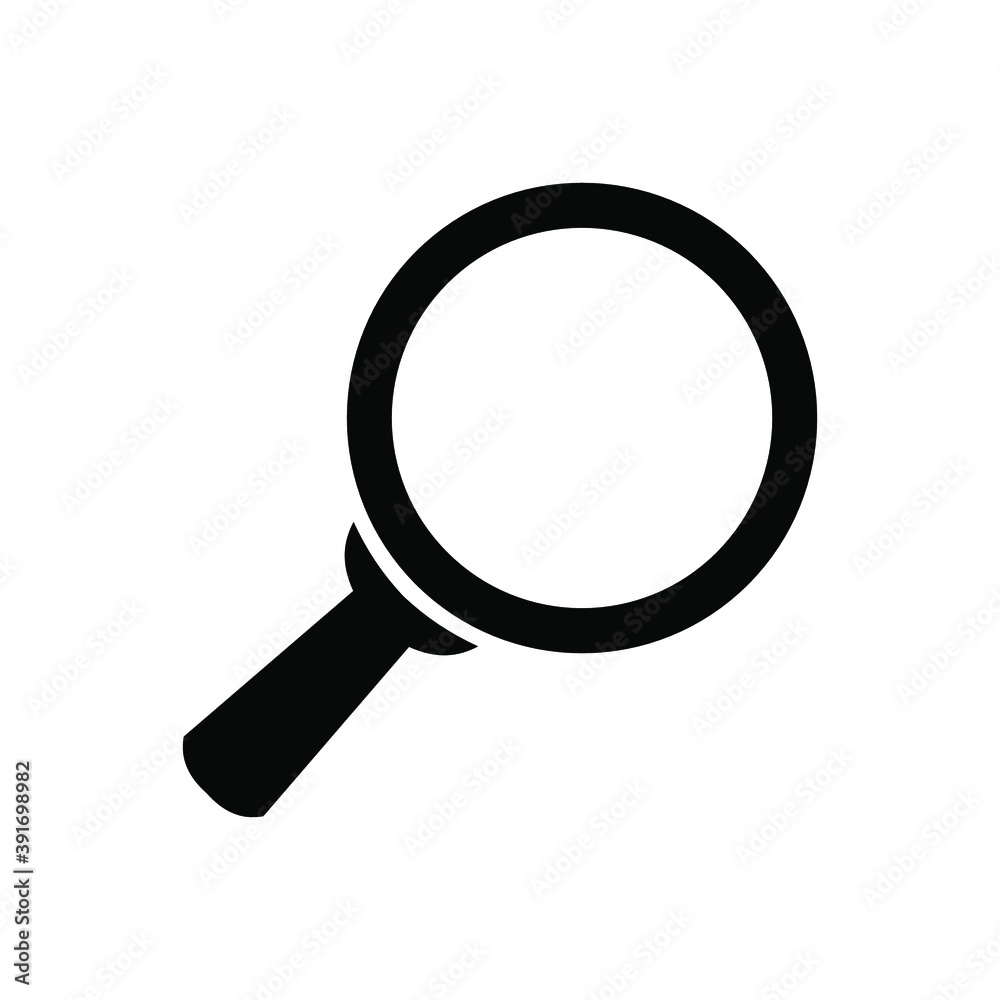 search icon vector isolated on white background search icon vector isolated on white background