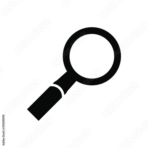 search icon vector isolated on white background