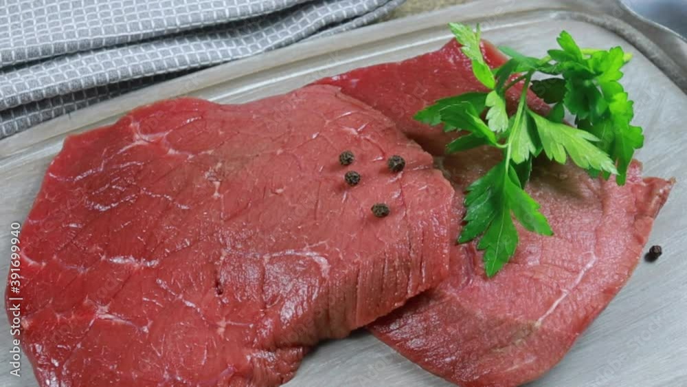 steak de boeuf cru