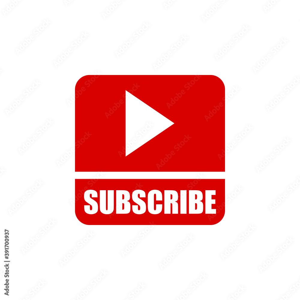 subscribe button icon on white background. flat style. subscribe icon for your web site design, logo, app, UI. subscribe symbol. subscribe button icon on white background. flat style. subscribe icon for your web site design, logo, app, UI. subscribe symbol.