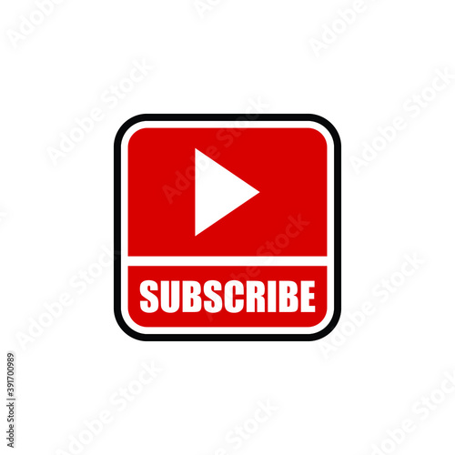 Free Download subscribe button icon on white background. flat style. subscribe icon for your web site design, logo, app, UI. subscribe symbol. - GFXLoad