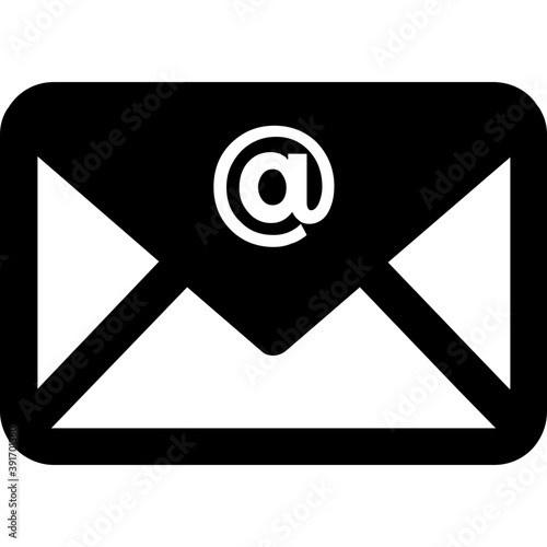 
An envelope with the email sign
