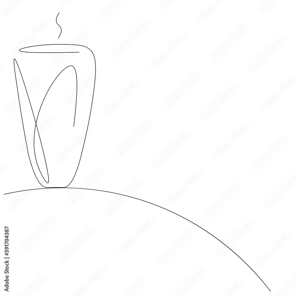 Cup of coffee. Vector illustration Cup of coffee. Vector illustration