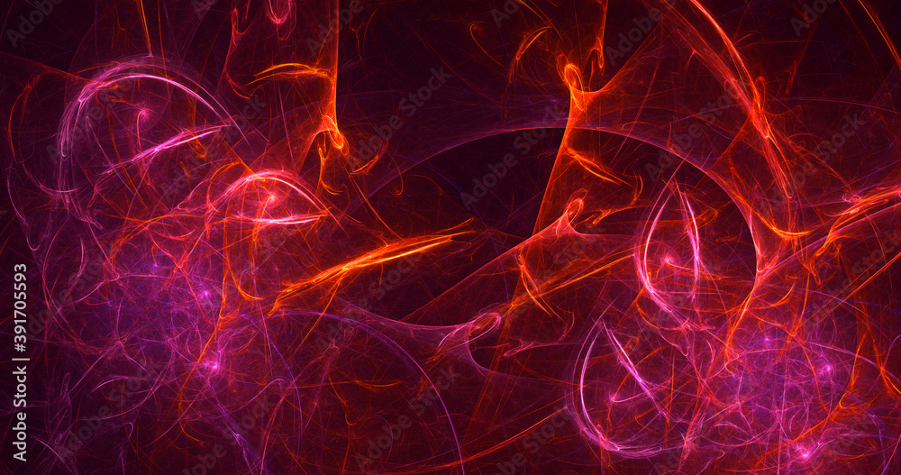 3D rendering abstract multicolor fractal light background 3D rendering abstract multicolor fractal light background