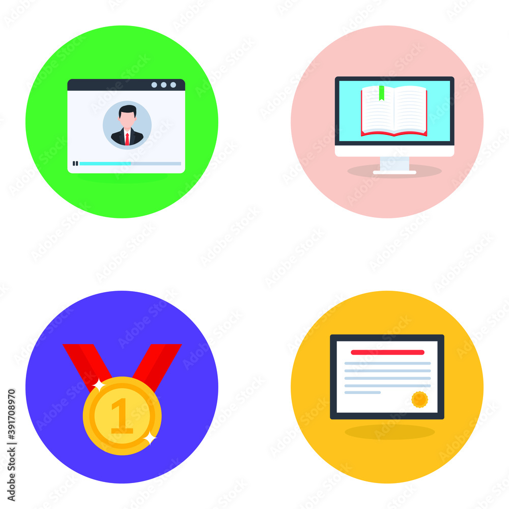 Modern Compact of Online Education Icons
Modern Compact of Online Education Icons