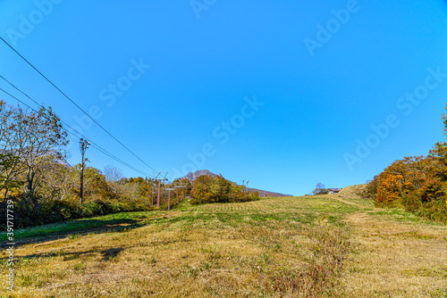 【妙高高原】紅葉時期の高原風景