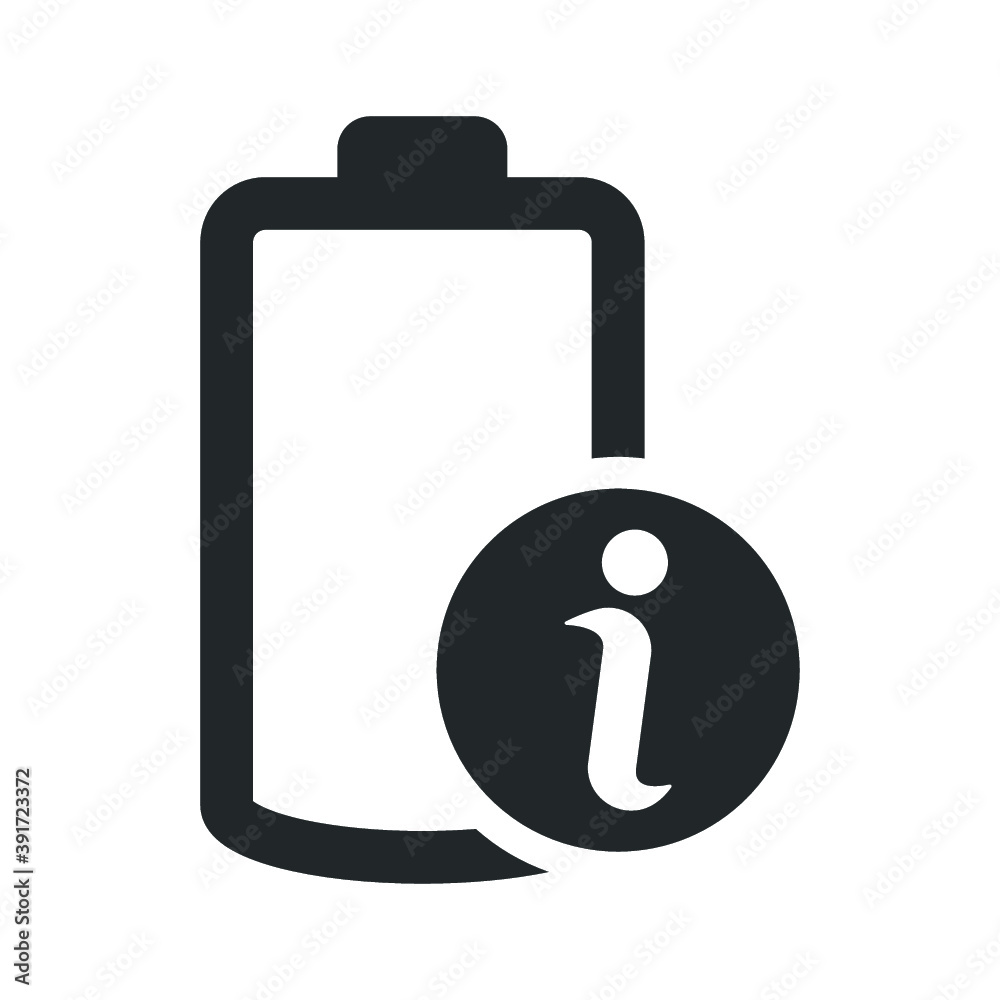 Battery info icon