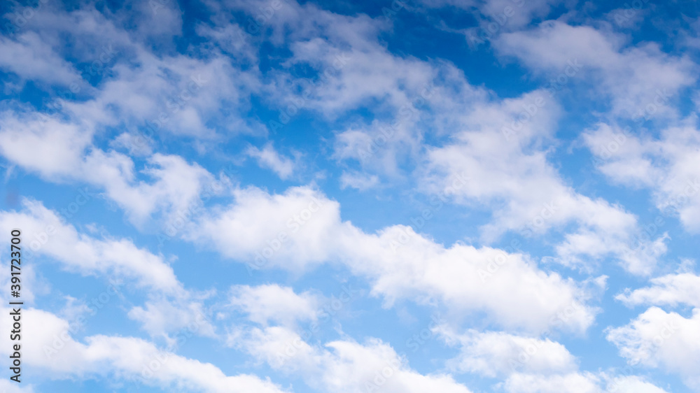 Beautiful blue sky and white clouds in autumn season. Beautiful blue sky and white clouds in autumn season.