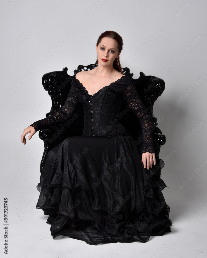 black gothic gown