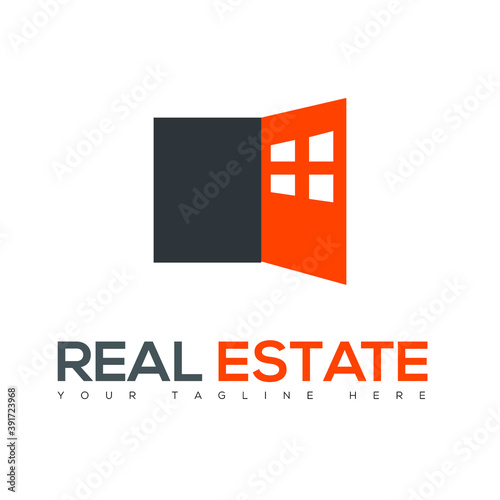 orange door real estate logo