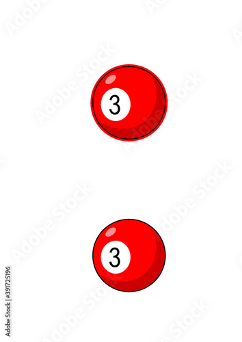 Billiard Ball Red