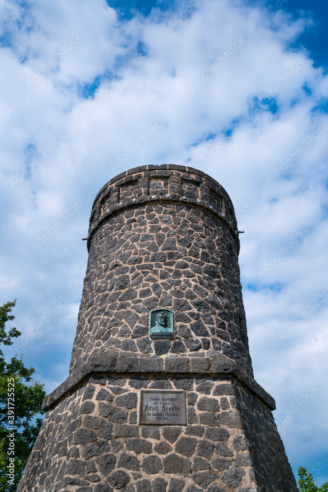 Dronke Tower, Vulkaneifel Nature Park and Geopark, Western Eifel Territory, Eifel Region, Germany, Europe