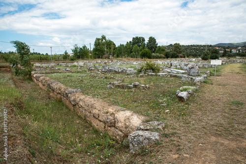 The ancient city of Eretria, Euboea, Greece photo