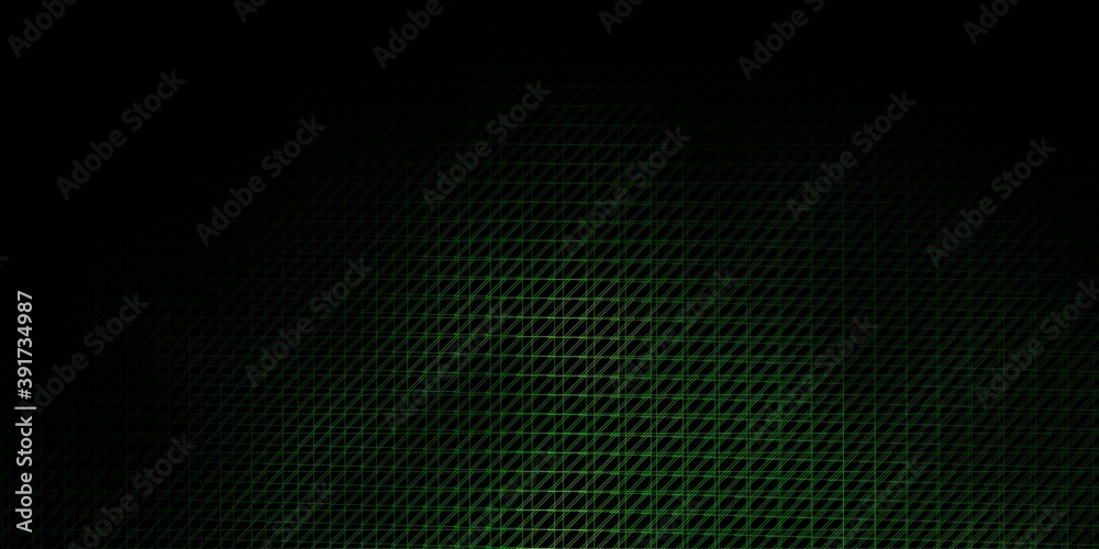 Dark Green, Yellow vector backdrop with lines.